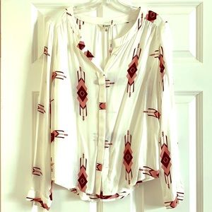 BB Dakota Tribal Blouse Small